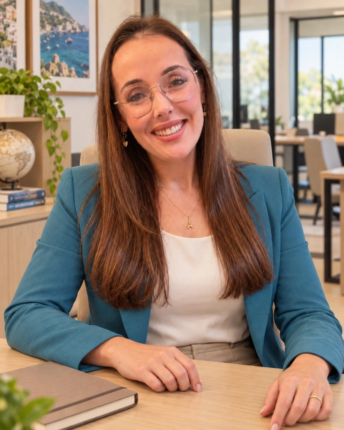 Jéssica de Oliveira Biehl, da equipe da Mini Mundo Turismo